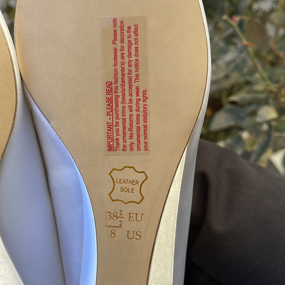 New - Pink Paradox London - Frosting - White Wedding Shoes - Size 8 - Picture 14 of 16